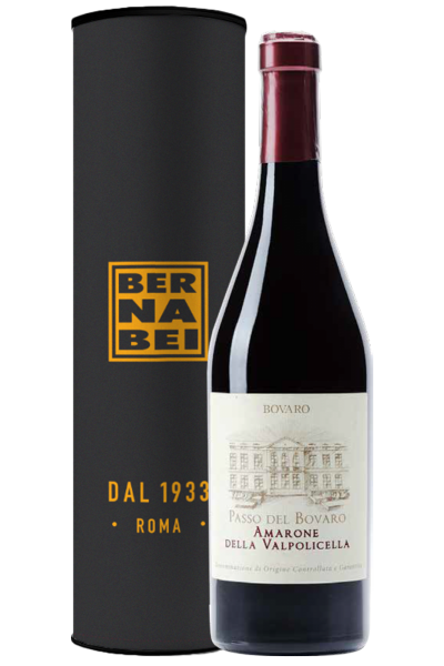 Amarone Della Valpolicella Classico DOCG Passo Del Bovaro 2019 + 1 Tubo Regalo Bernabei