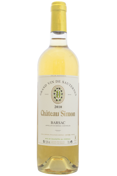 Barsac AOC Grand Vin De Sauternes 2018 Château Simon