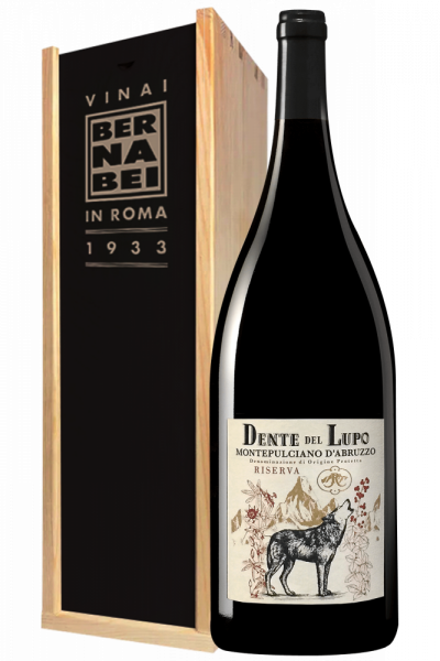 Montepulciano D'Abruzzo Riserva DOP Dente Del Lupo 2018 (Magnum Cassetta in Legno)